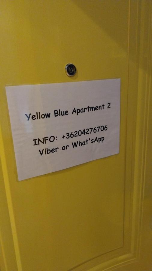 Yellow Blue Apartment Budapesta Exterior foto